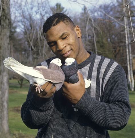 Mike Tyson with his pigeons #miketyson #miketysoncomeback #tyson